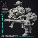 Gattaling Gumball - Goblin Artificer -  PRESUPPORTED - Illustrated and Stats - 32mm scale