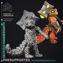 Hammer Smith - Geckold NPC -  PRESUPPORTED - Illustrated and Stats - 32mm scale