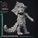 Hammer Smith - Geckold NPC -  PRESUPPORTED - Illustrated and Stats - 32mm scale