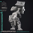 Hammer Smith - Geckold NPC -  PRESUPPORTED - Illustrated and Stats - 32mm scale