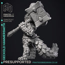 Hammer Smith - Geckold NPC -  PRESUPPORTED - Illustrated and Stats - 32mm scale