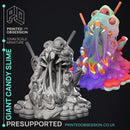 Candy Slime - Gelatinous Monster -  PRESUPPORTED - Illustrated and Stats - 32mm scale
