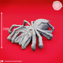 Giant Spider - Defeated - Tabletop Miniature (Pre-Supported)