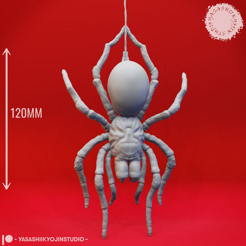 Giant Spider - Hanging - Tabletop Miniature (Pre-Supported)