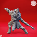 Gnoll - Spear - Tabletop Miniature (Pre-Supported)