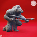 Gnoll - Archer - Tabletop Miniature (Pre-Supported)