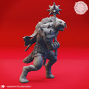 Gnoll - Warchief - Tabletop Miniature (Pre-Supported)