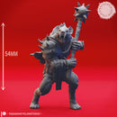 Gnoll - Warchief - Tabletop Miniature (Pre-Supported)