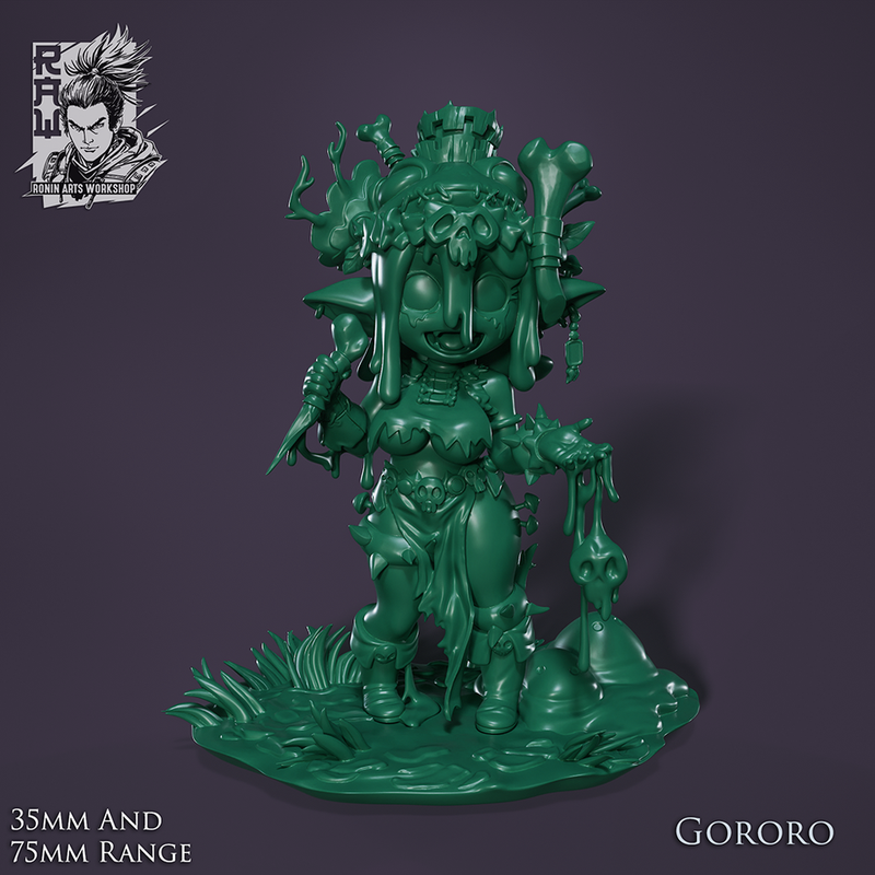 Chibi Goblin - Gororo - STL only - Only-Games