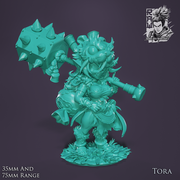 Chibi Goblin - Tora The Barbarian - STL only - Only-Games