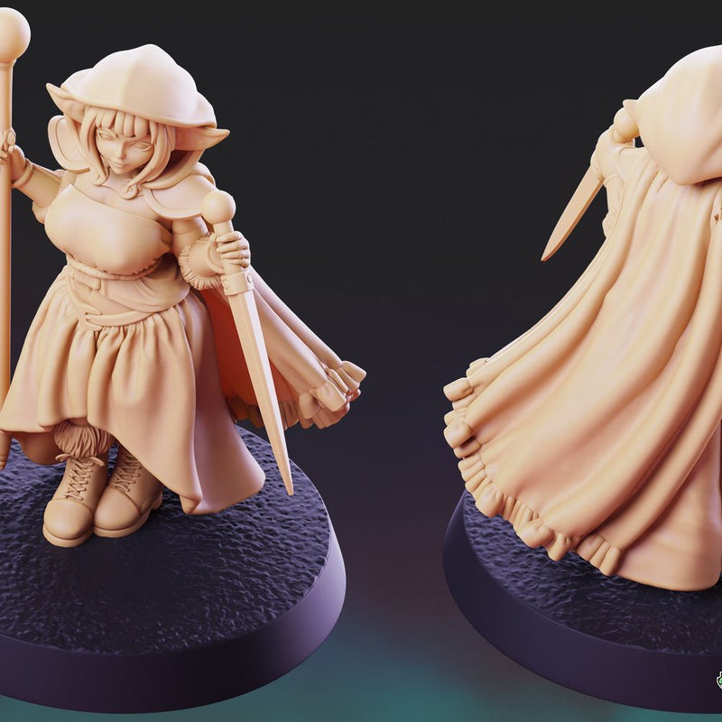 Goblin Adventurer - Style A - Pose 4 - Only-Games