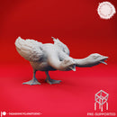 Goose Hydra - 2 Heads  - Tabletop Miniature (Pre-Supported)