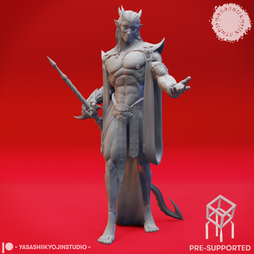 Graz'zt - The Demon Prince of Pleasure - Tabletop Miniature (Pre-Supported) - Only-Games