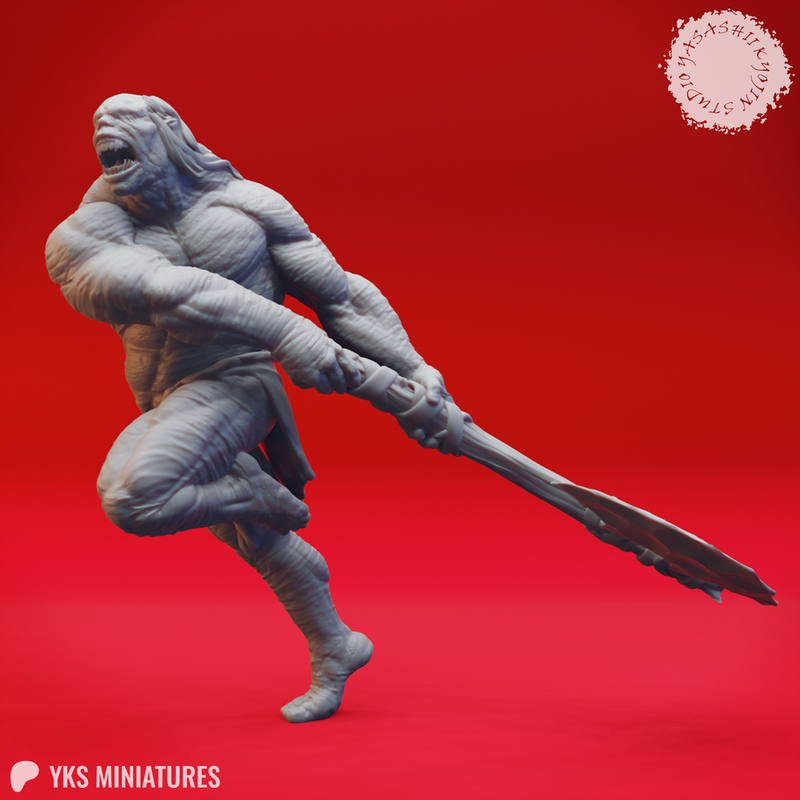 Grimlock - Stone Axe - Tabletop Miniature (Pre-Supported)