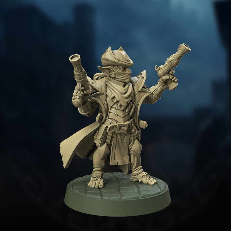 Renn, the Bounty Hunter Halfing Gunslinger