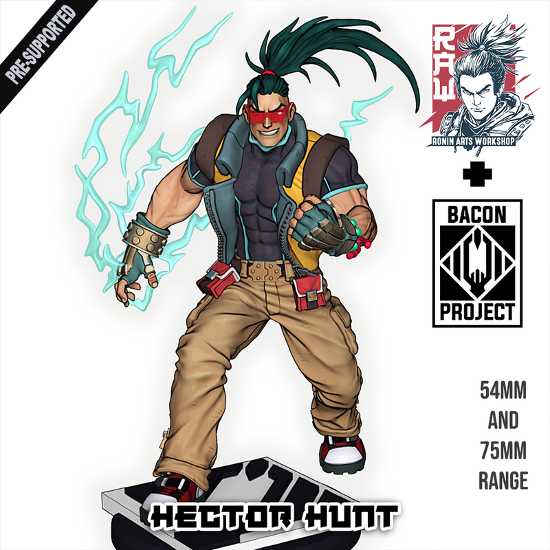 Hector Hunt - Combat Exorcist - STL only - Only-Games