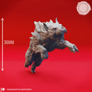 Leaping Hellhound - Tabletop Miniature (Pre-Supported)