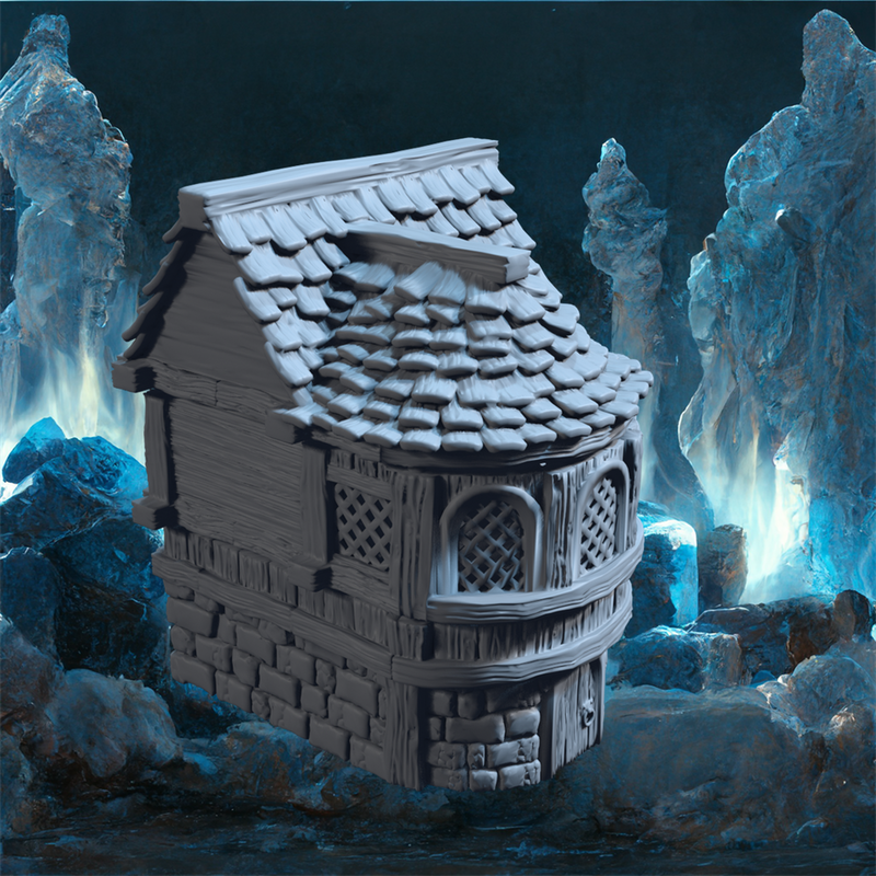The House of Gercival - Modular Fantasy Tavern STL, DnD & Wargaming Terrain - Only-Games