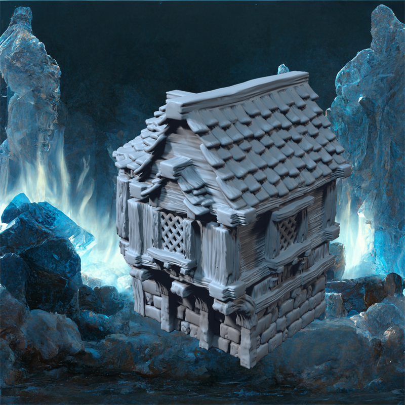 The House of Gercival - Modular Fantasy Tavern STL, DnD & Wargaming Terrain - Only-Games