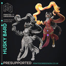 Dog Folk - 6 NPC Heros -  PRESUPPORTED - Illustrated and Stats - 32mm scale