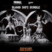 3 miniatures - 32mm - Blood Imps Bundle - DragonBlade - Only-Games