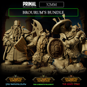 3 miniatures - 32mm - Brourum's Bundle - Uncharted Kingdom - Only-Games