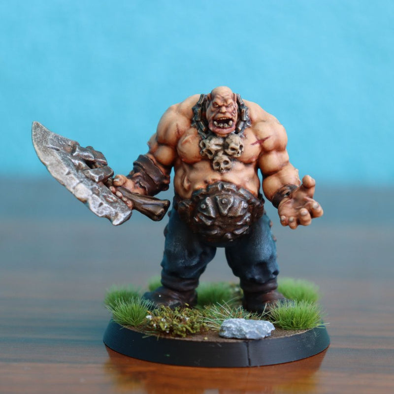 Ogre Splitter Miniature - Axe Option 1 - "The Ogre Wars" - Only-Games