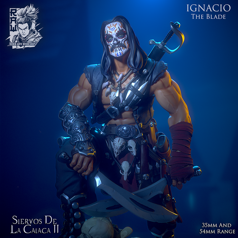 Ignacio The Blade - Dia De Muertos Executioner - STL only - Only-Games