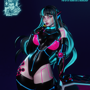 ILLYSA - Cyberpunk PinUp - 75mm and 120mm - STL only - Only-Games