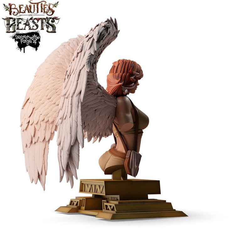 [Constantina Bust] Beauties & Beasts – Angelic Gunfighter, Heaven’s Huntress with Twin Pistols Battling Demonic Imps