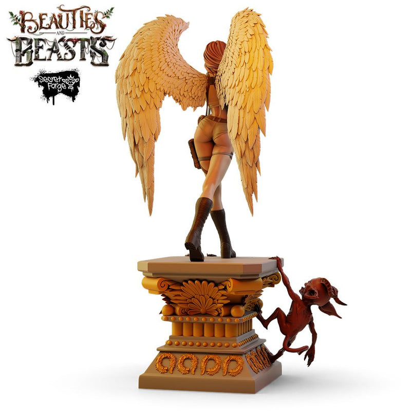 [Constantina] Beauties & Beasts – Angelic Gunfighter, Heaven’s Huntress with Twin Pistols Battling Demonic Imps
