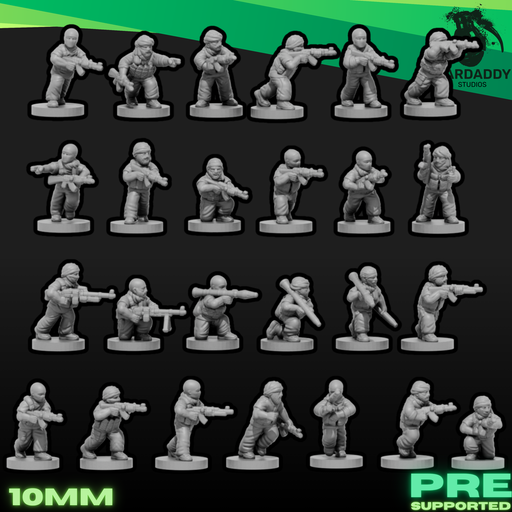 Modern Middle Eastern Insurgent Militia Cell (10mm) - Only-Games