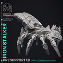 Iron Stalker - Construct -  PRESUPPORTED - Illustrated and Stats - 32mm scale