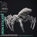 Iron Stalker - Construct -  PRESUPPORTED - Illustrated and Stats - 32mm scale