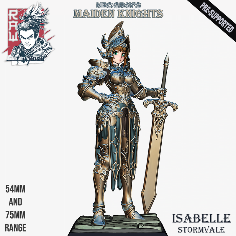 Isabelle - Maiden Knight - STL only - Only-Games