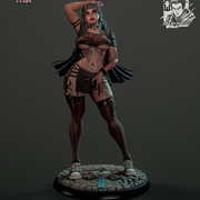 Goth Girl Itza - 75mm and 120mm Pin-Up - STL only - Only-Games
