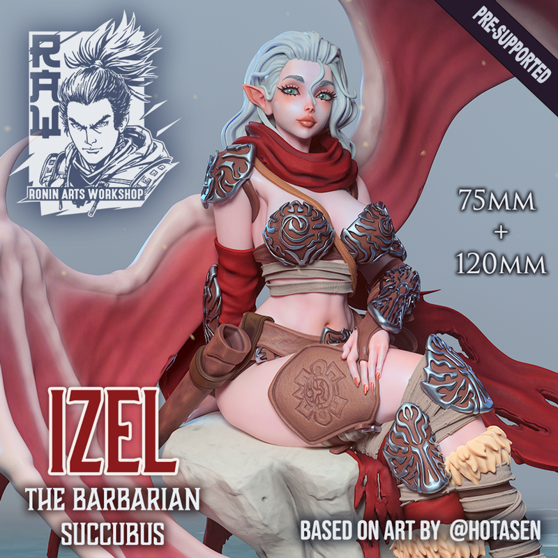 Izel The Barbarian Succubus - PinUp 2 - Only-Games