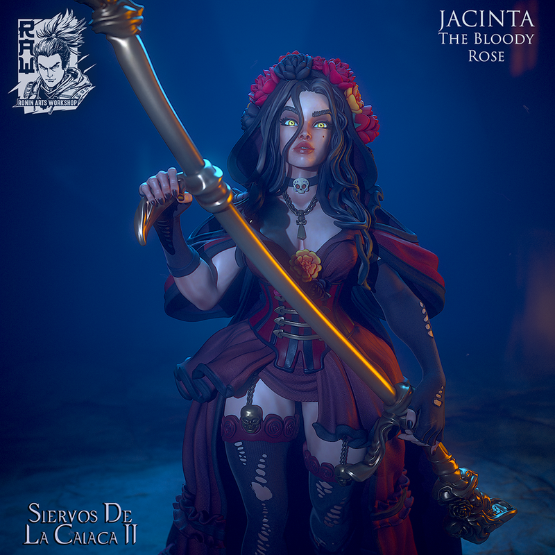 Jacinta - Dia De Muertos Reaper - STL only - Only-Games