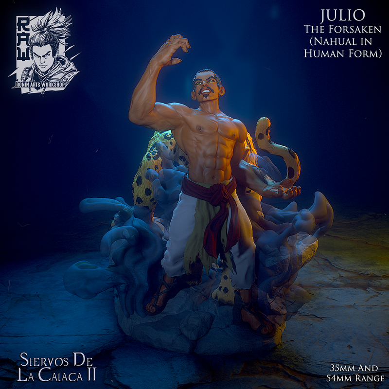 Julio El Nahual - Dual Form Jaguar Man - STL only - Only-Games