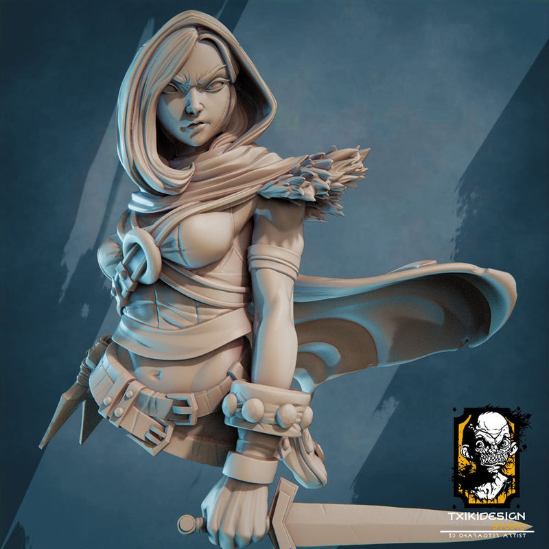 Jull The Thief Bust - Txiki Design Studio - Miniatures by Only-Games.co