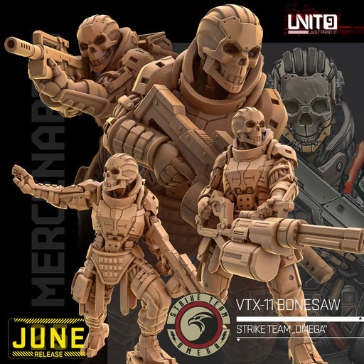 Cyberpunk - VTX-11 Bonesaw - Mercenaries Strike Team 'Omega' - Only-Games