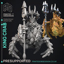Crab Folk - 15 Models -  PRESUPPORTED - Illustrated and Stats - 32mm scale