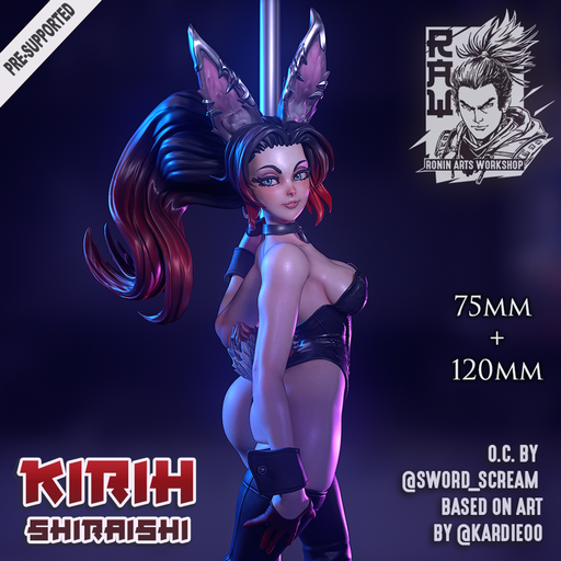 Kirih Shiraishi - Bunnygirl PinUp (1 of 6) - STL only - Only-Games