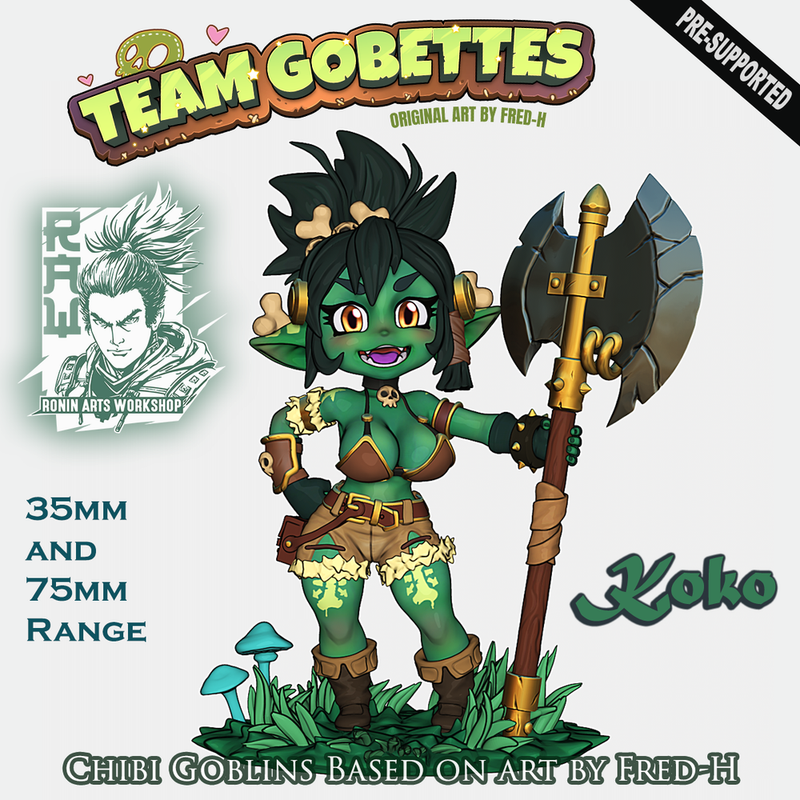 Chibi Goblin - Koko - STL only - Only-Games