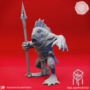 Kuo-toa - Spear  - Tabletop Miniature (Pre-Supported)
