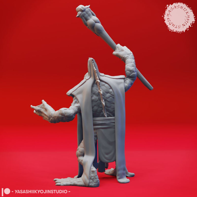 Kuo-toa - Archpriest - Tabletop Miniature (Pre-Supported)