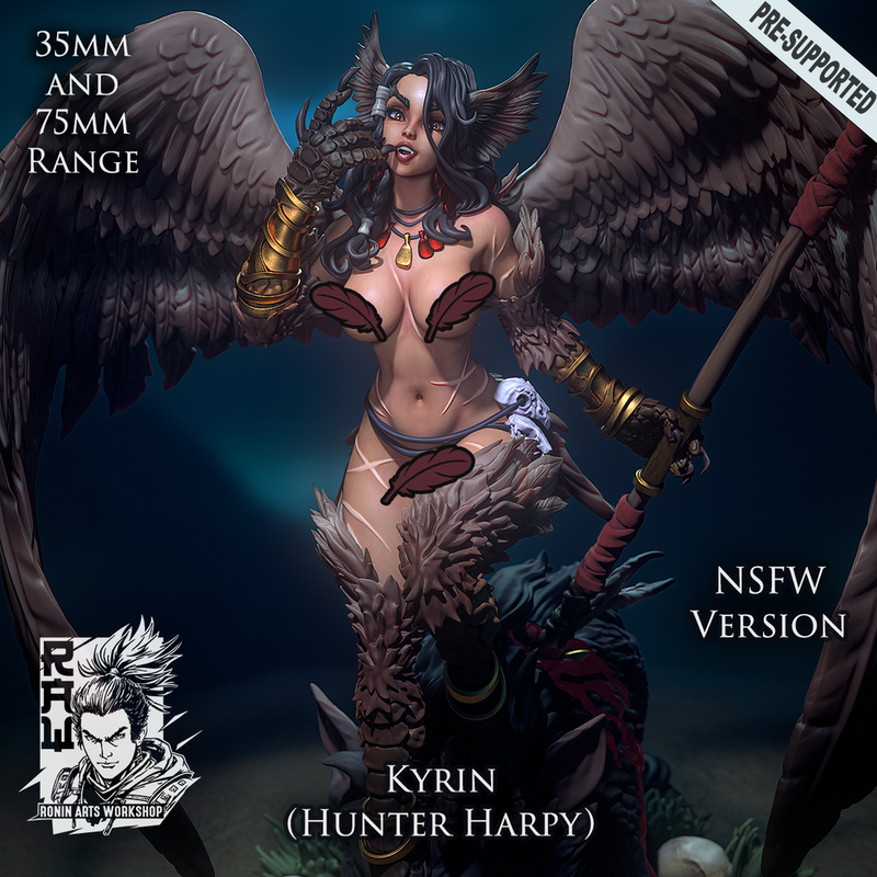 Kyrin - Hunter Harpy (NSFW) True Form - Only-Games