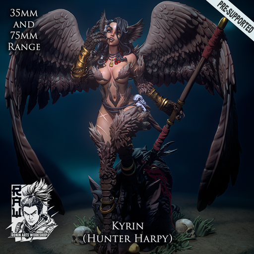 Kyrin - Hunter Harpy - STL only - Only-Games