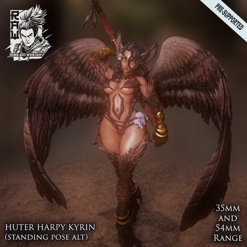 Hunter Harpy Kyrin - Pose 2 - STL only - Only-Games