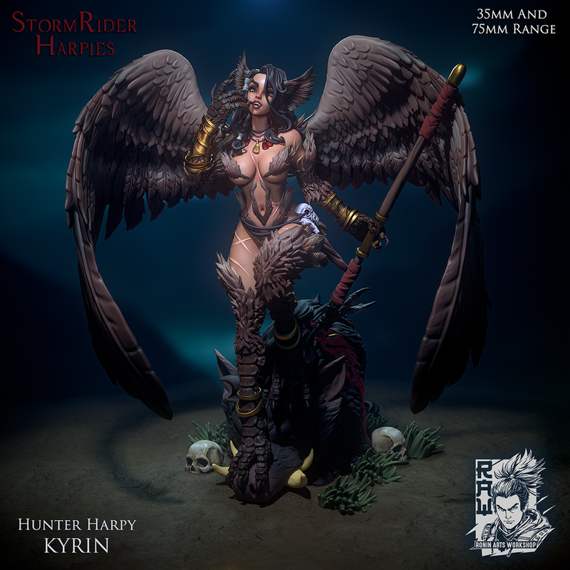 Kyrin - Hunter Harpy - STL only - Only-Games